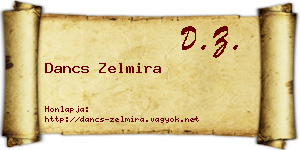 Dancs Zelmira névjegykártya